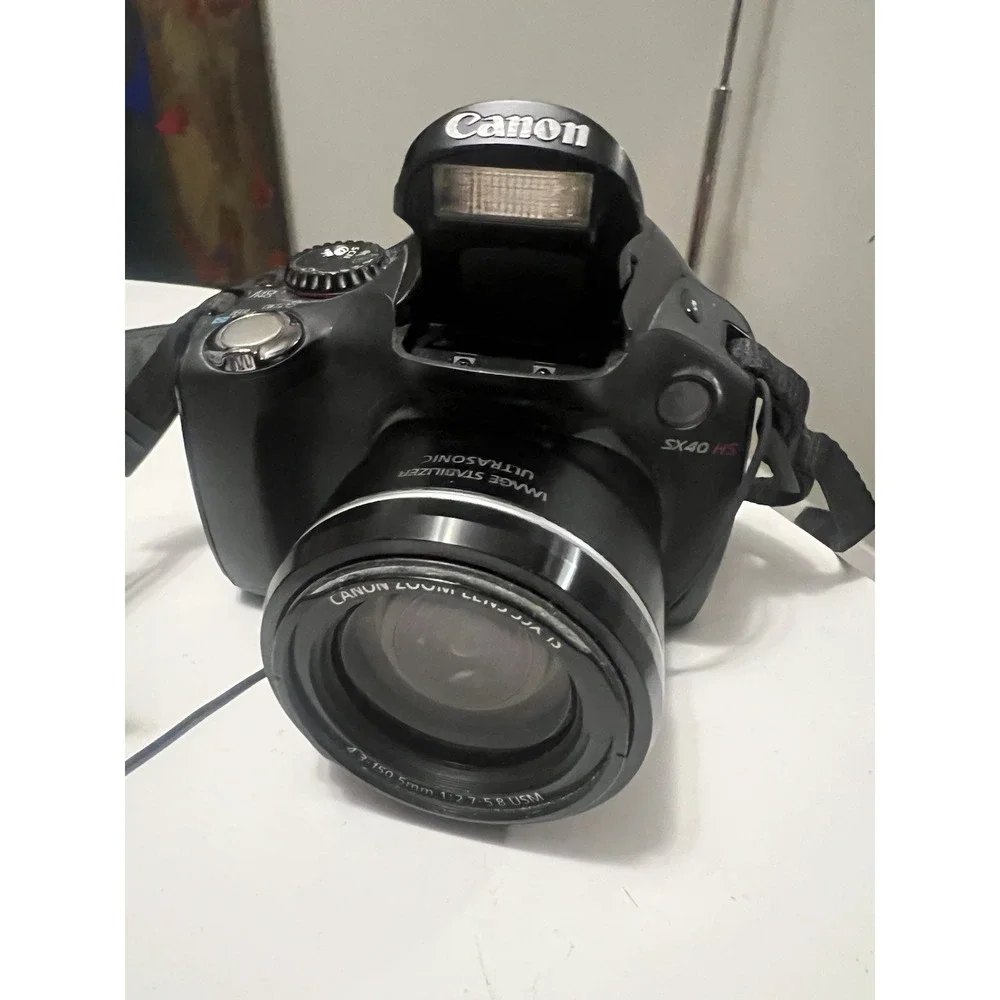 Canon PowerShot SX40 HS Black 35x Optical Zoom 12.1 MP Bridge Digital Camera